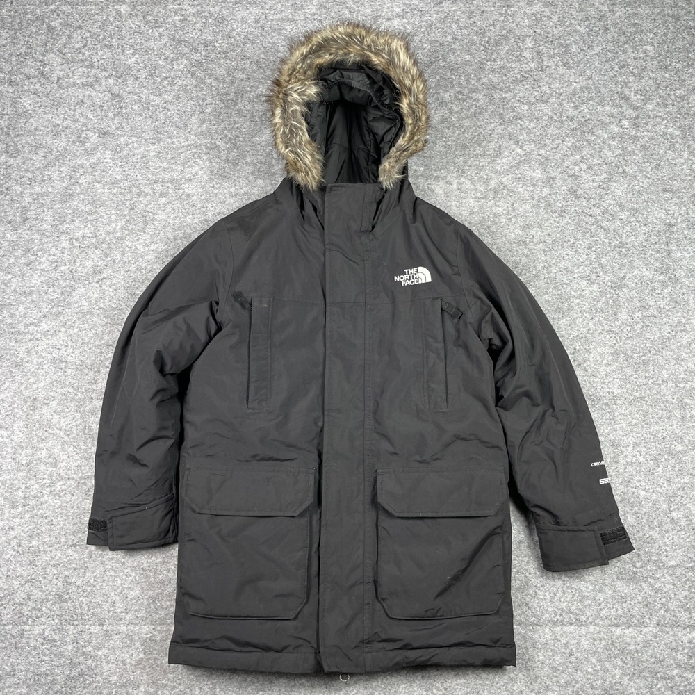 The North Face Parka Boys M 10/12 Black McMurdo Down DryVent 550 Insulated Coat